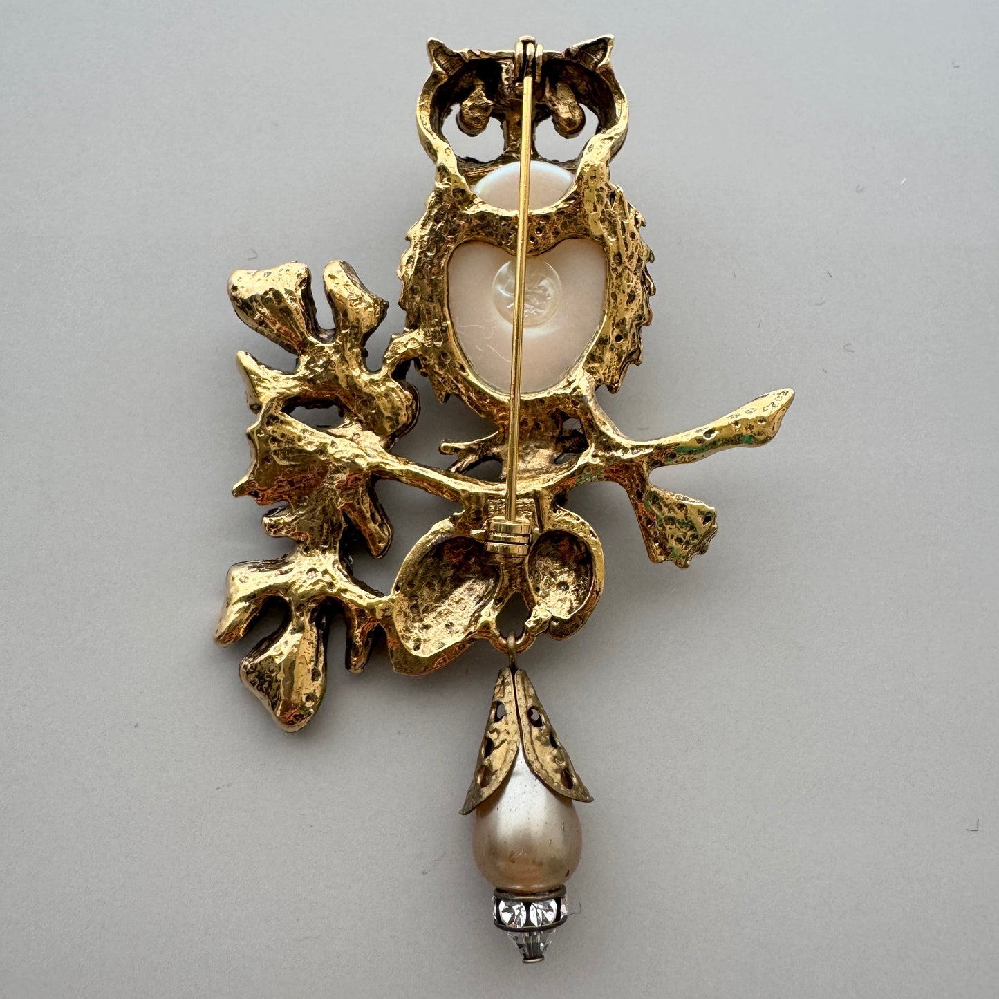 Vintage Owl Brooch