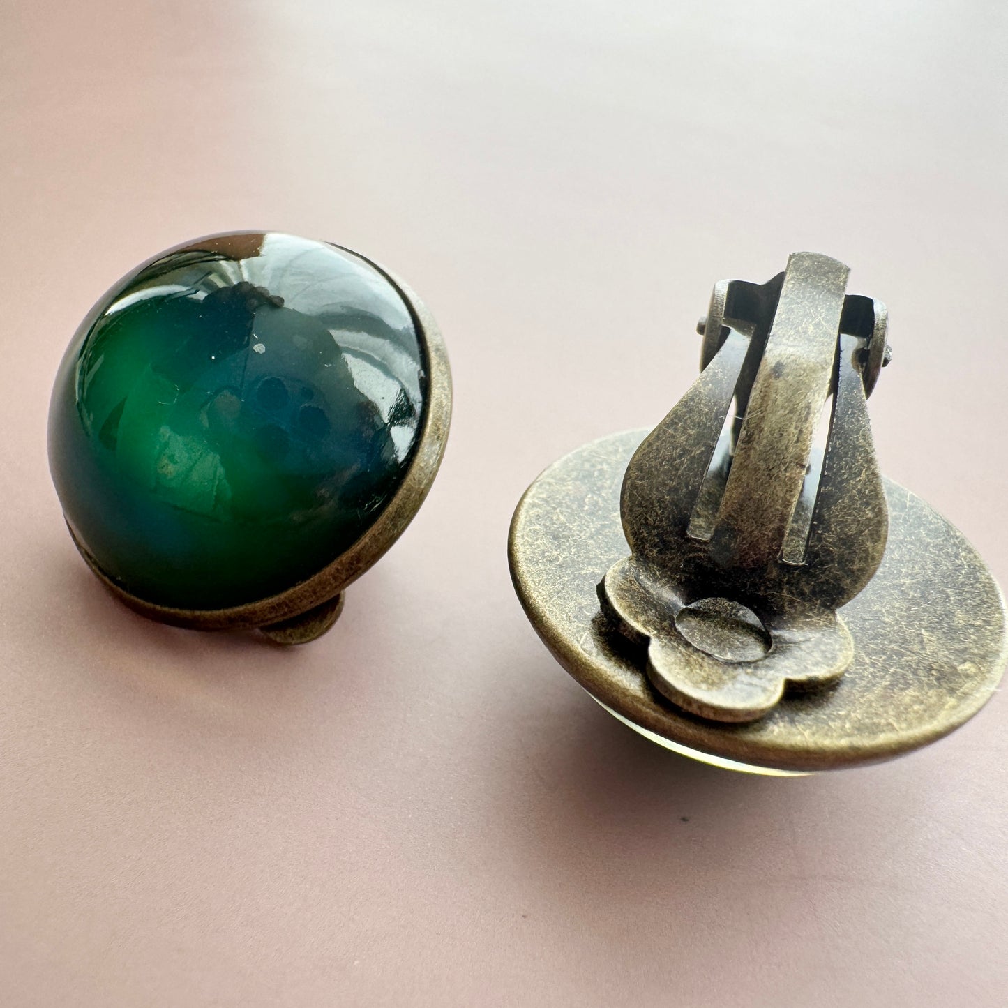 Vintage Cabochon Earrings