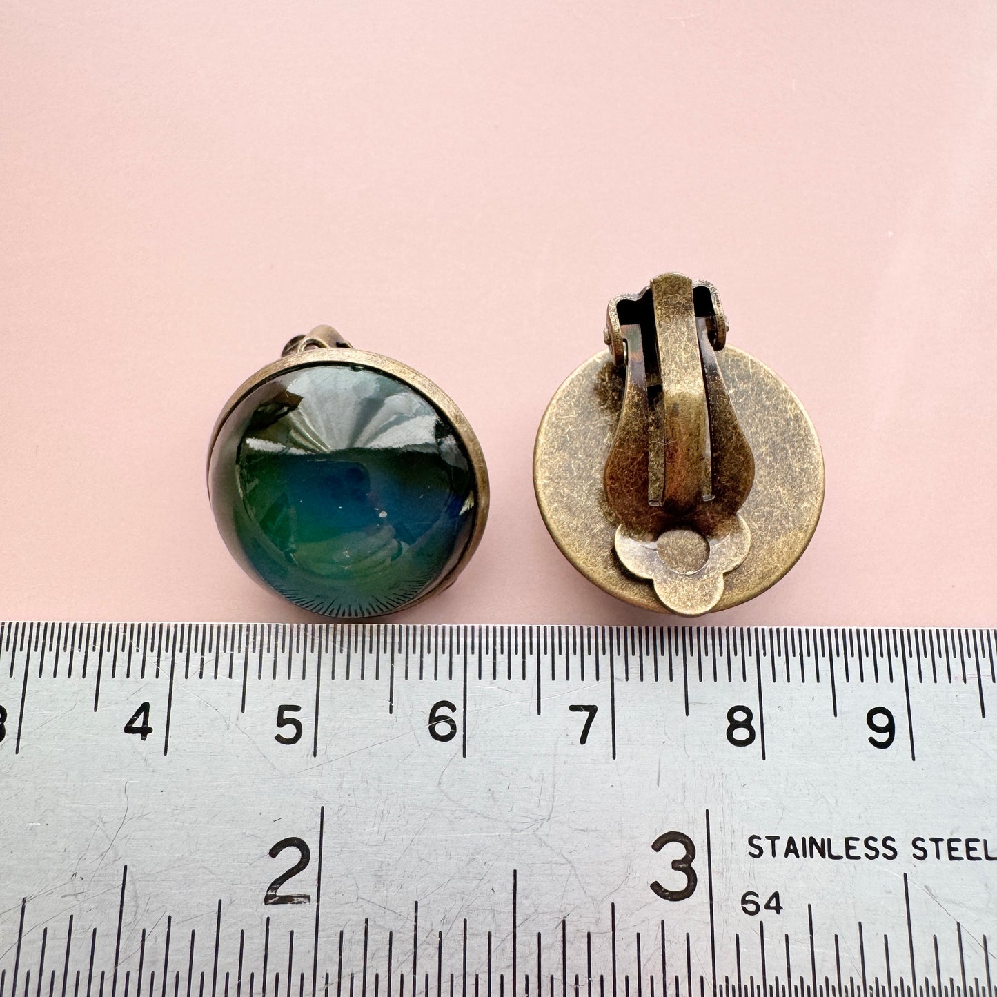 Vintage Cabochon Earrings