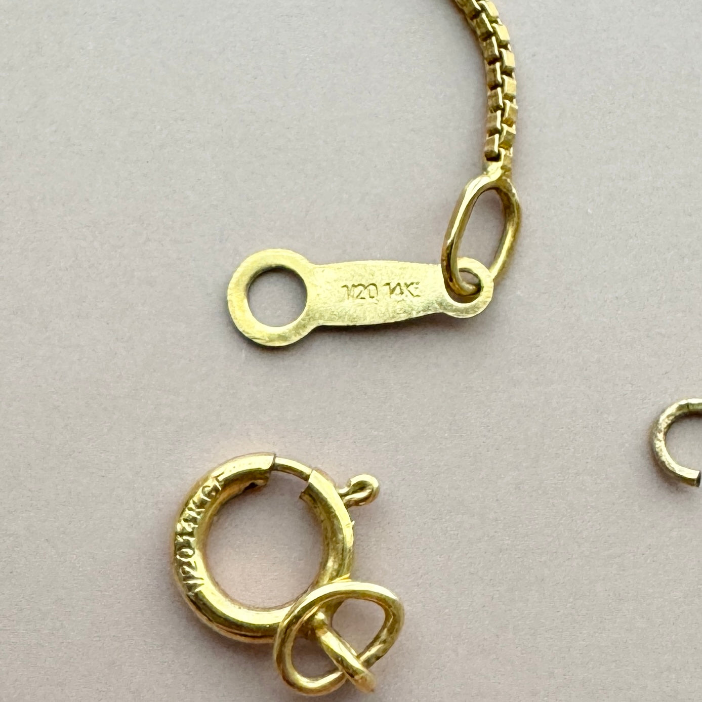 14KGF / Swarovski Necklace Scrap