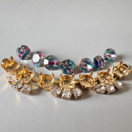 Special Set 【Vintage Swarovski Iris & Setting】