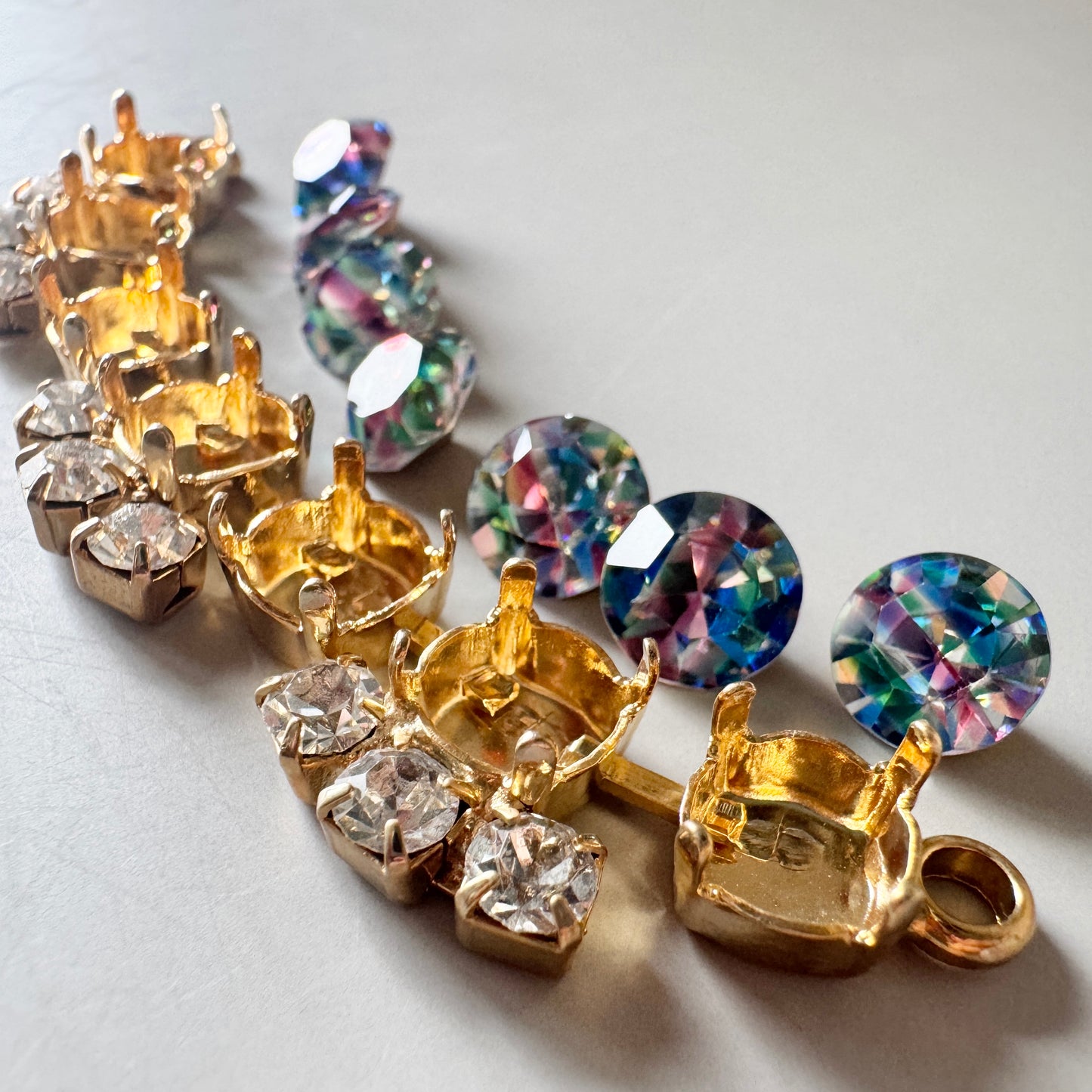 Special Set 【Vintage Swarovski Iris & Setting】