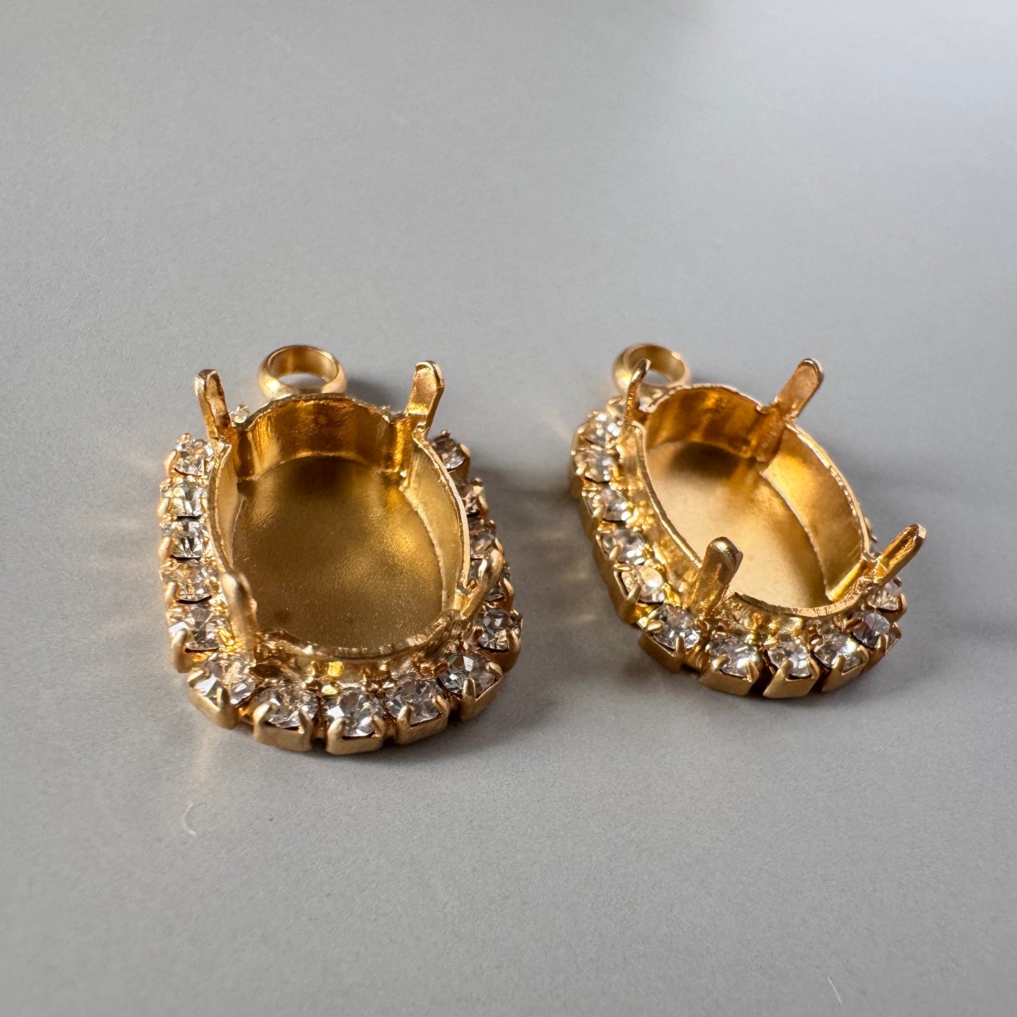 Special Set 【Rhinestone Stone Settings for 14x10mm】