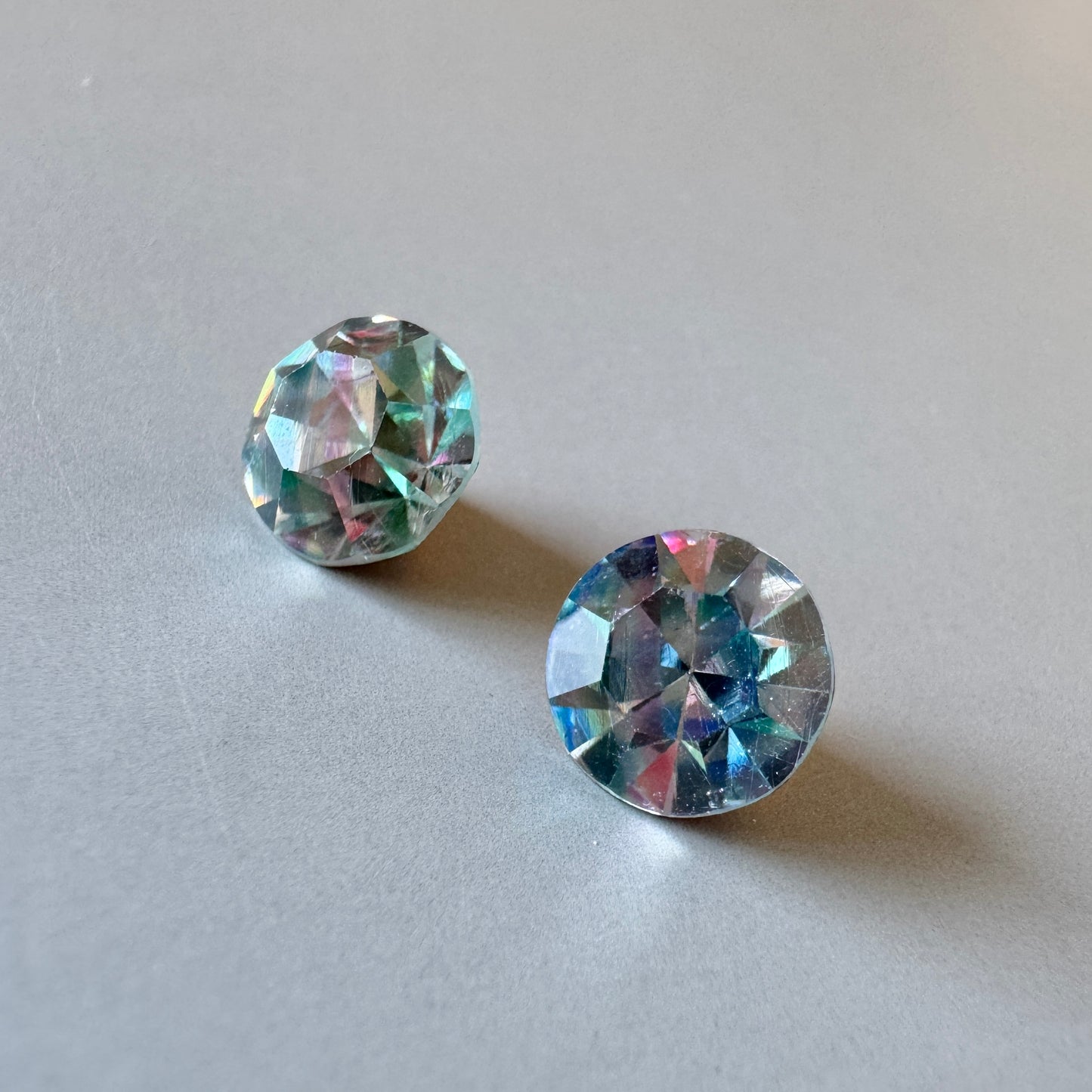Vintage Swarovski Stone Round Iris Glass 7mm 34ss【2pcs】