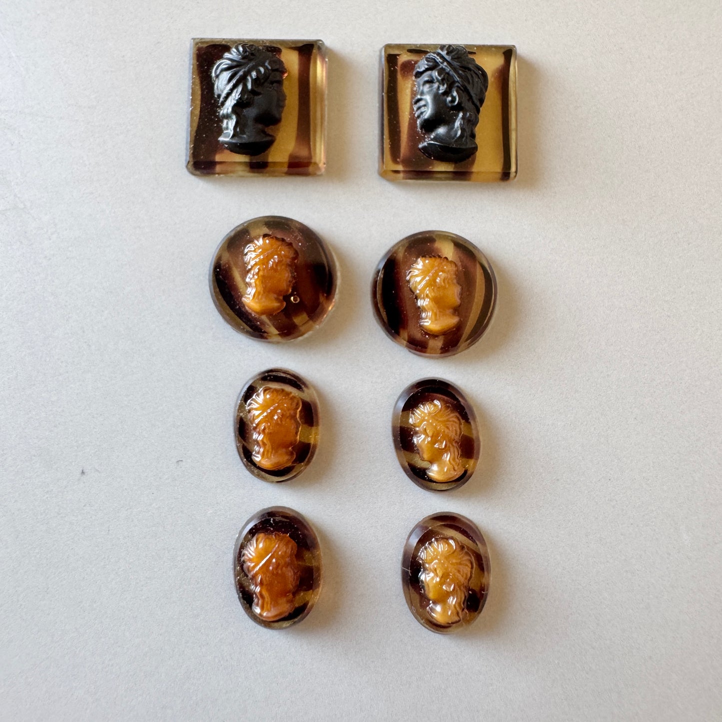 Special Set【Vintage Glass  Mini Cameo Mix】26MX_152