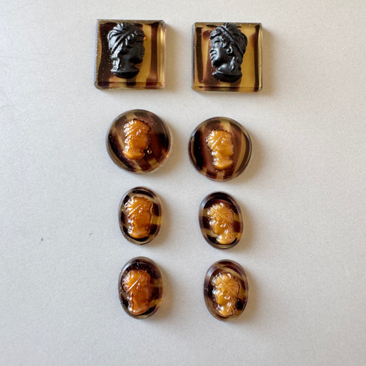 Special Set【Vintage Glass  Mini Cameo Mix】26MX_152