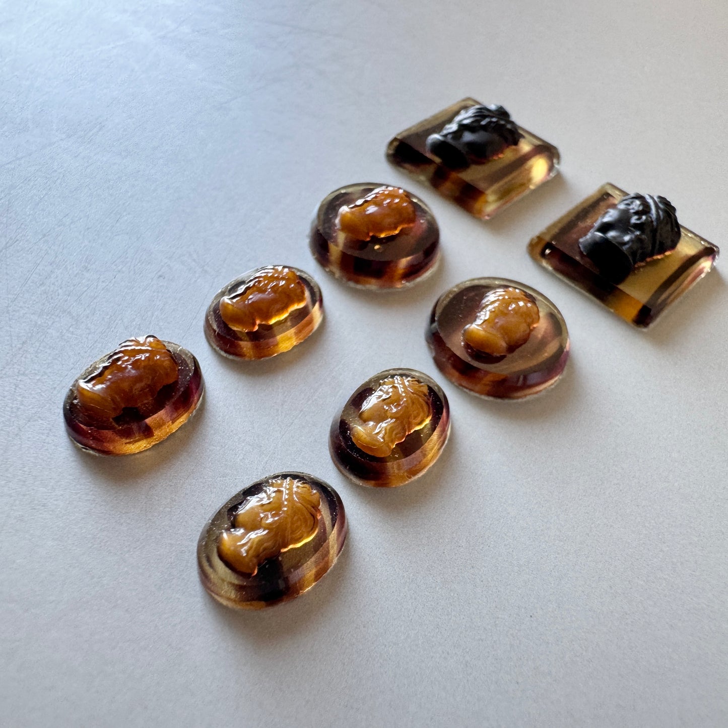 Special Set【Vintage Glass  Mini Cameo Mix】26MX_152