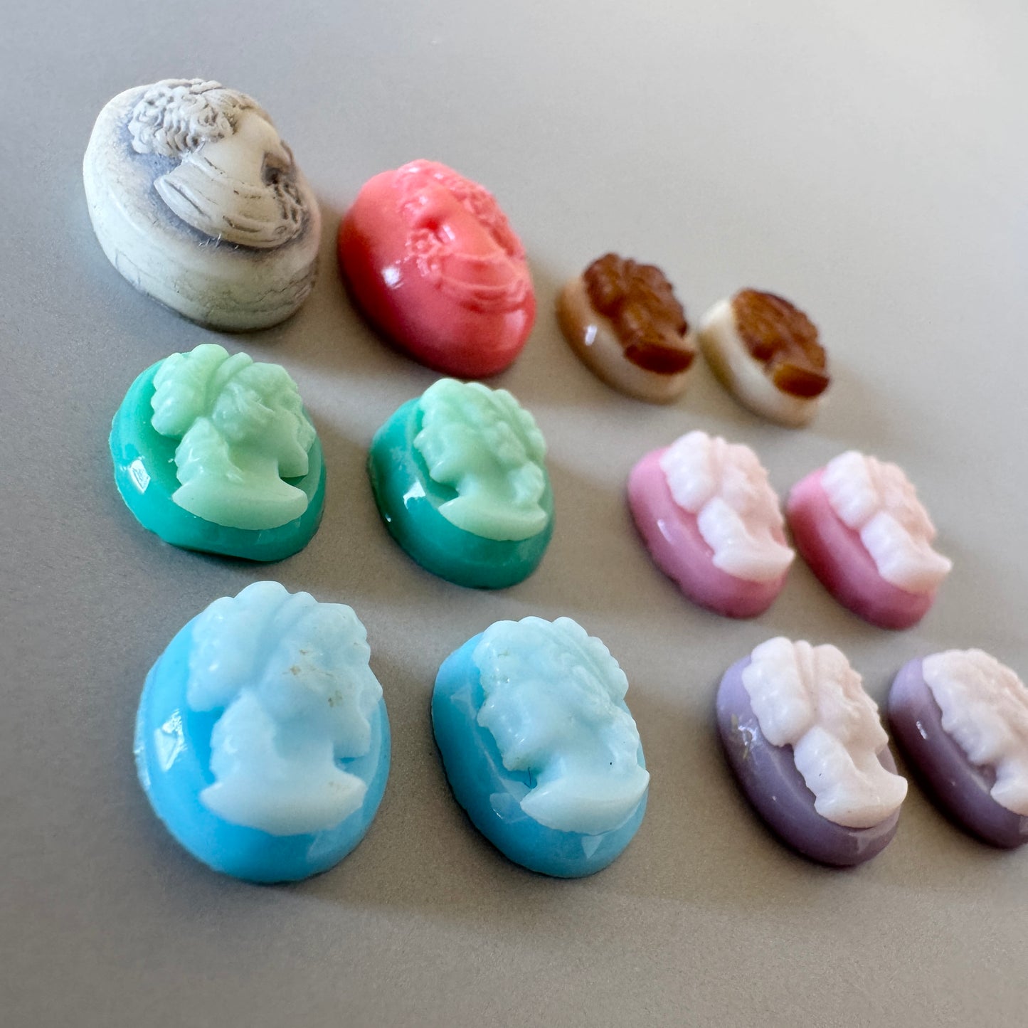 Special Set【Vintage Glass  Mini Cameo Mix】26MX_157