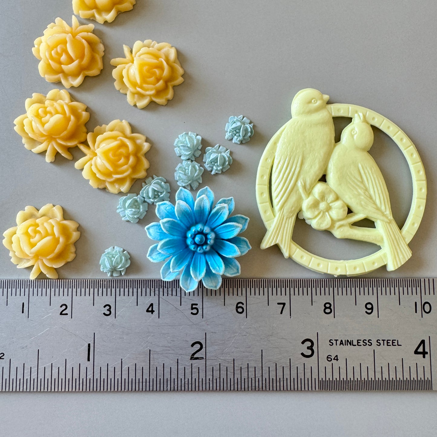 Special Set【Vintage Plastic Flower & Bird Mix】26MX_160
