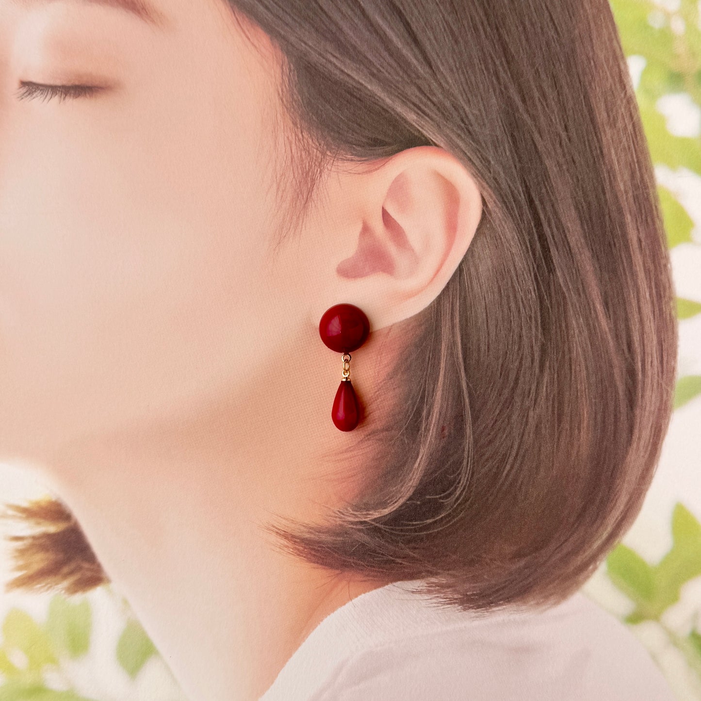 【Made in Japan 】AKADAMA Pierced Earrings 【01】