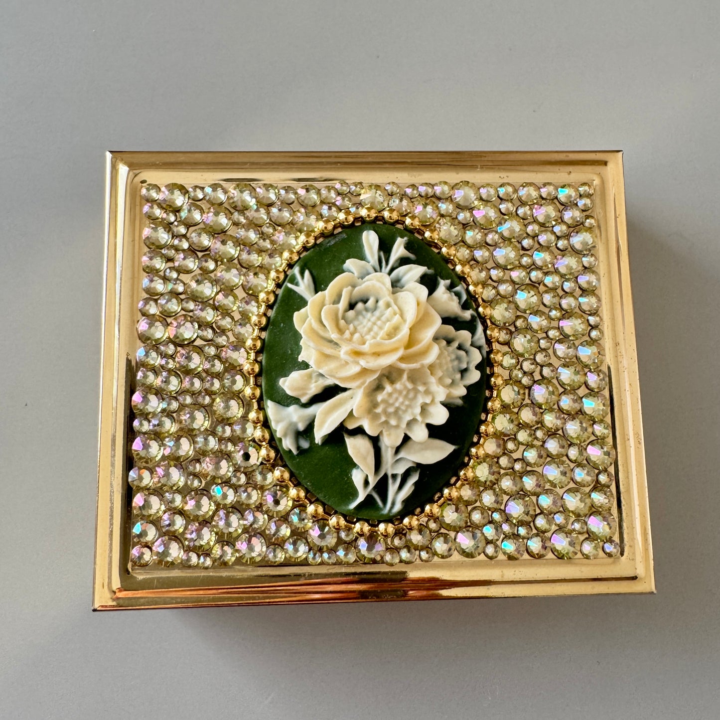 Vintage Style Cameo Trinket Box