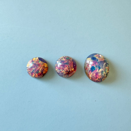 Special Set【Czech Vintage Fire Opal Cabochons】26MX_189