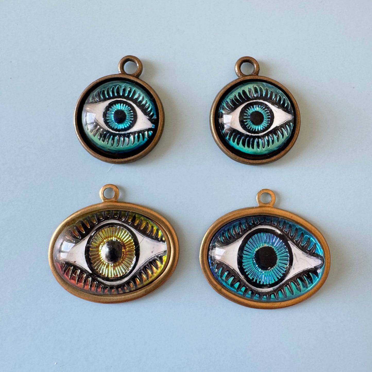 Special Set【Vintage Eye Intaglio Glass Charms】26MX_191