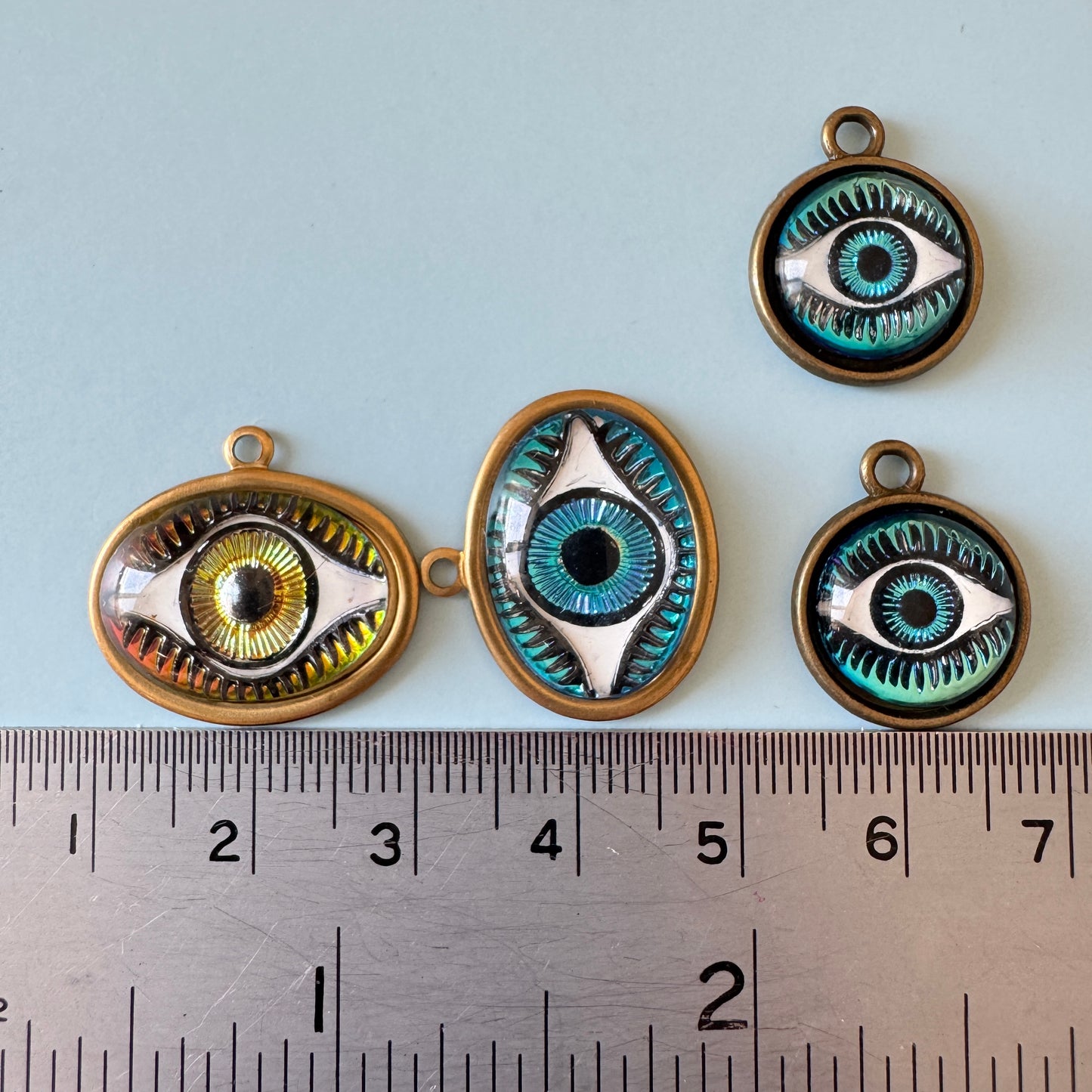 Special Set【Vintage Eye Intaglio Glass Charms】26MX_191