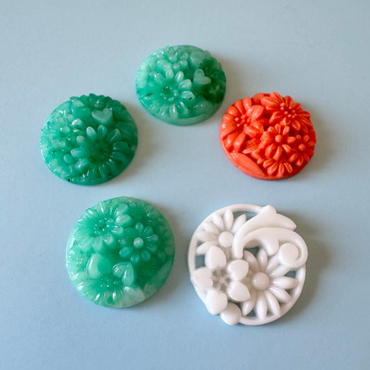 Special Set【Japan Vintage Molded Cabochons】26MX_194