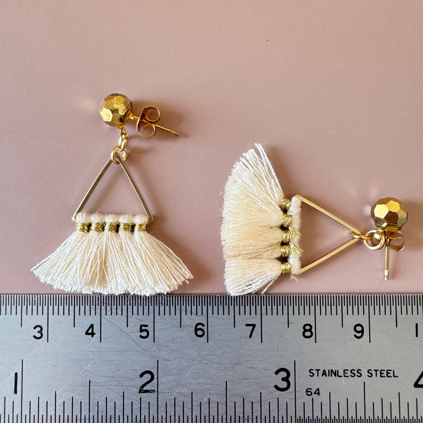 Tassel Pierced Earrings