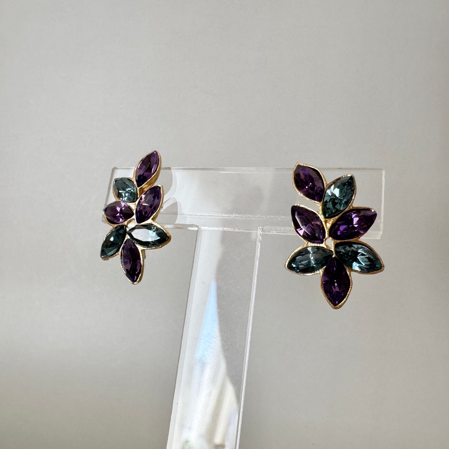 Vintage Swarovski Pierced Earrings
