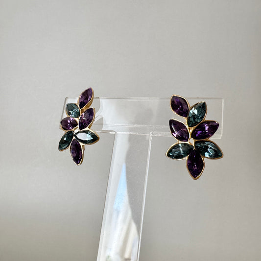 Vintage Swarovski Pierced Earrings