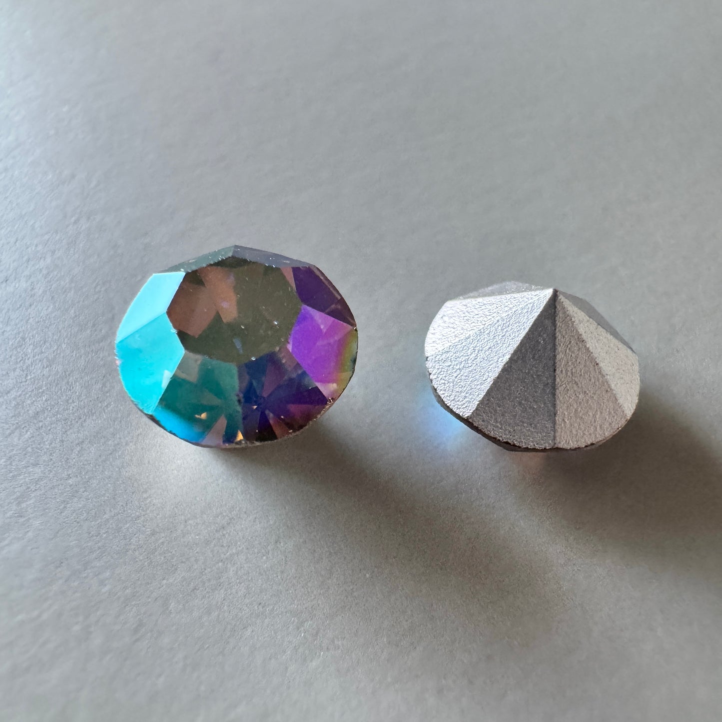 Vintage Swarovski ART #1100 Round Starlight AB 40ss 【2 pcs】