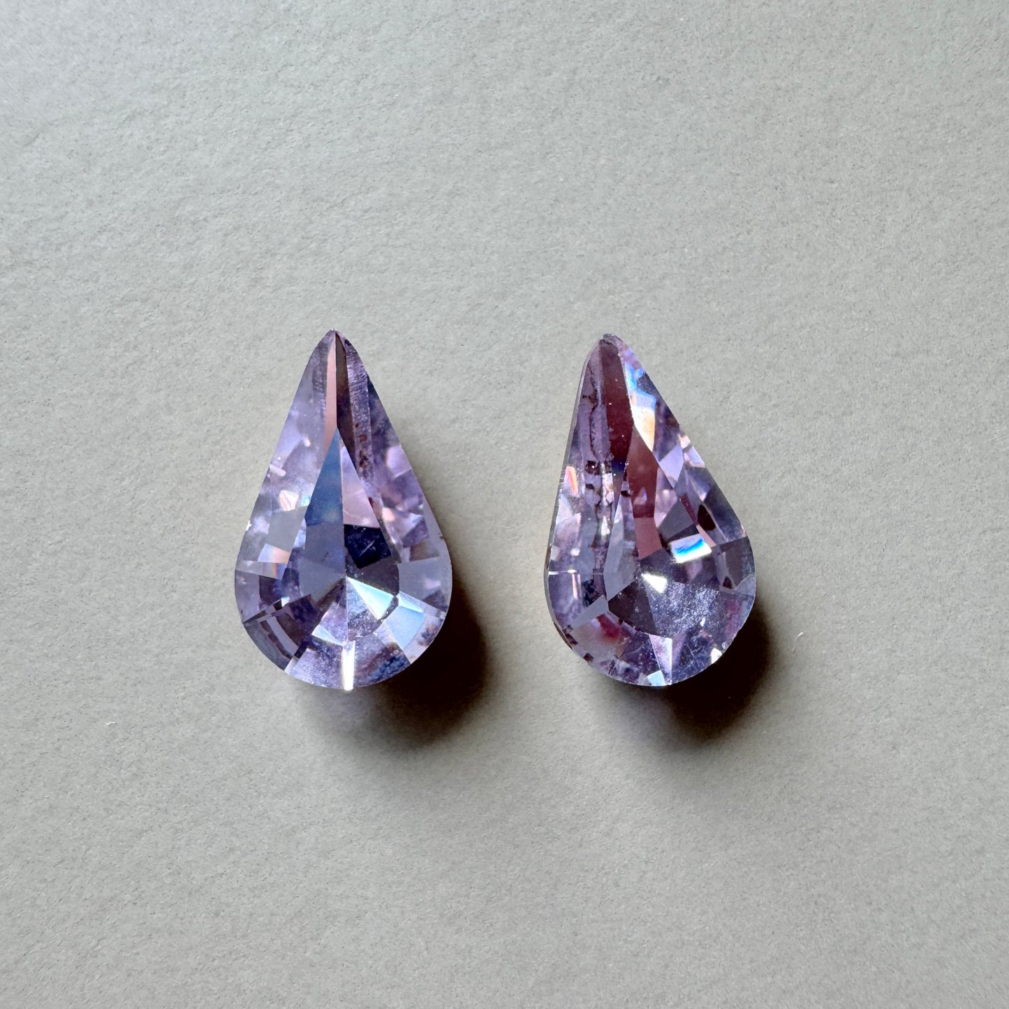 Vintage Swarovski Art.4306 Alexandrite Pearshape 13×7.8mm【2pcs】