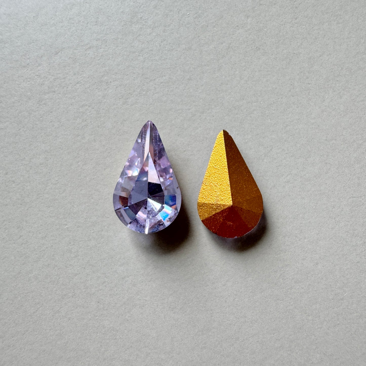 Vintage Swarovski Art.4306 Alexandrite Pearshape 13×7.8mm【2pcs】