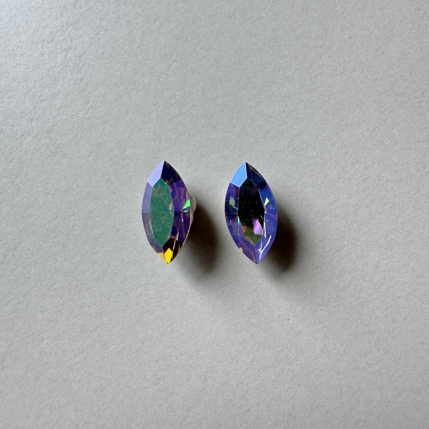 Vintage Swarovski ART #4200 Navette 10x5mm AB Starlight【2 pcs】
