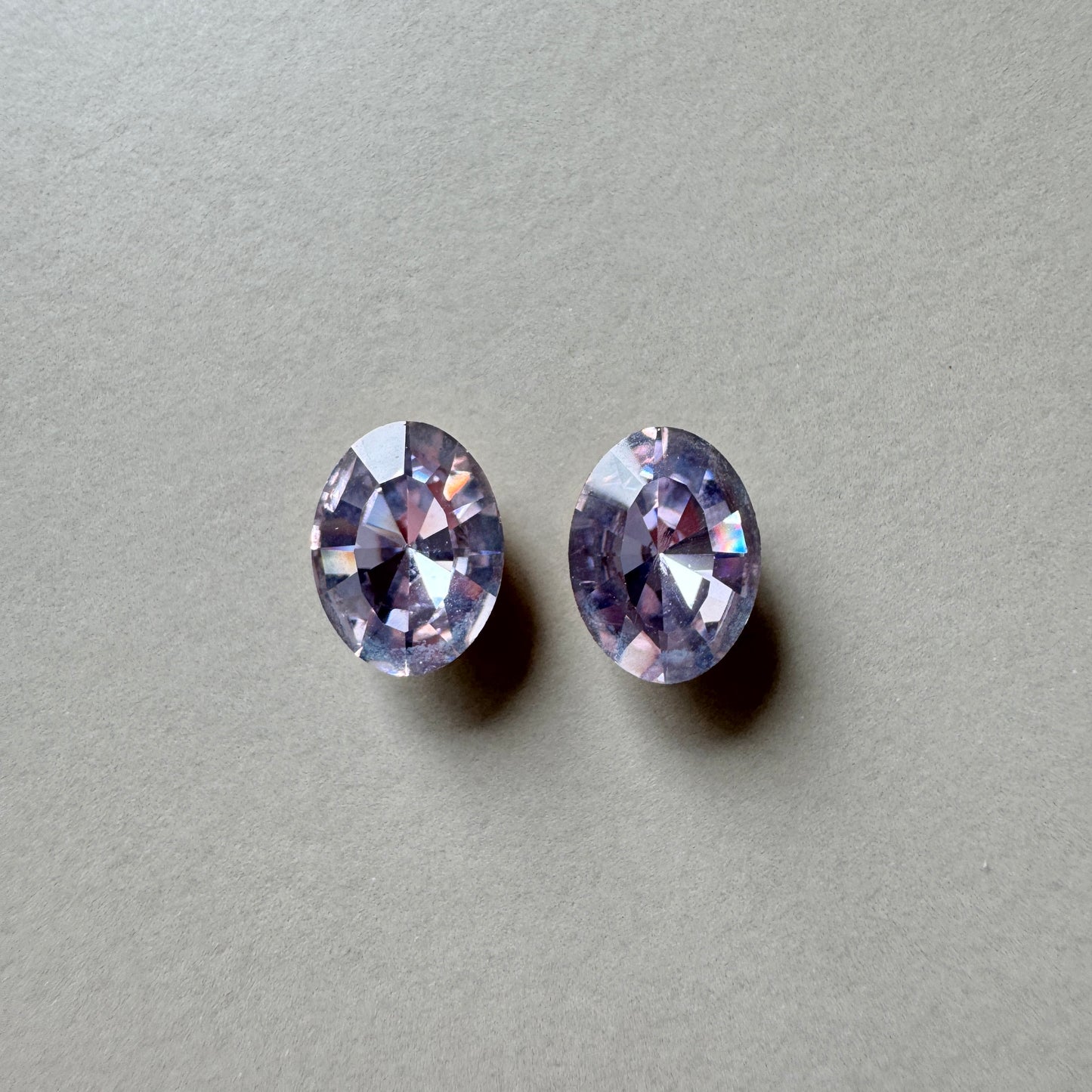 Vintage Swarovski ART #4106 Oval 8x6mm Alexandrite【2 pcs】