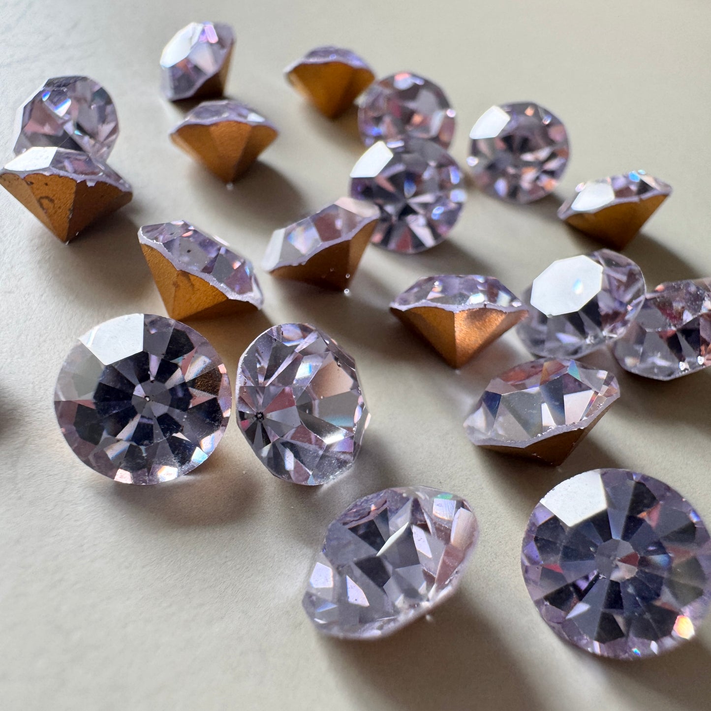 Vintage Swarovski Art #1100 Round 35ss Alexandrite【2 pcs】