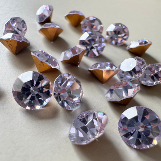 Vintage Swarovski Art #1100 Round 35ss Alexandrite【2 pcs】