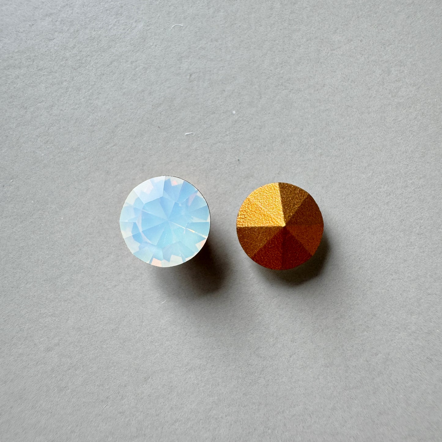 Vintage Swarovski Art #1100 Round 35ss White Opal【2 pcs】