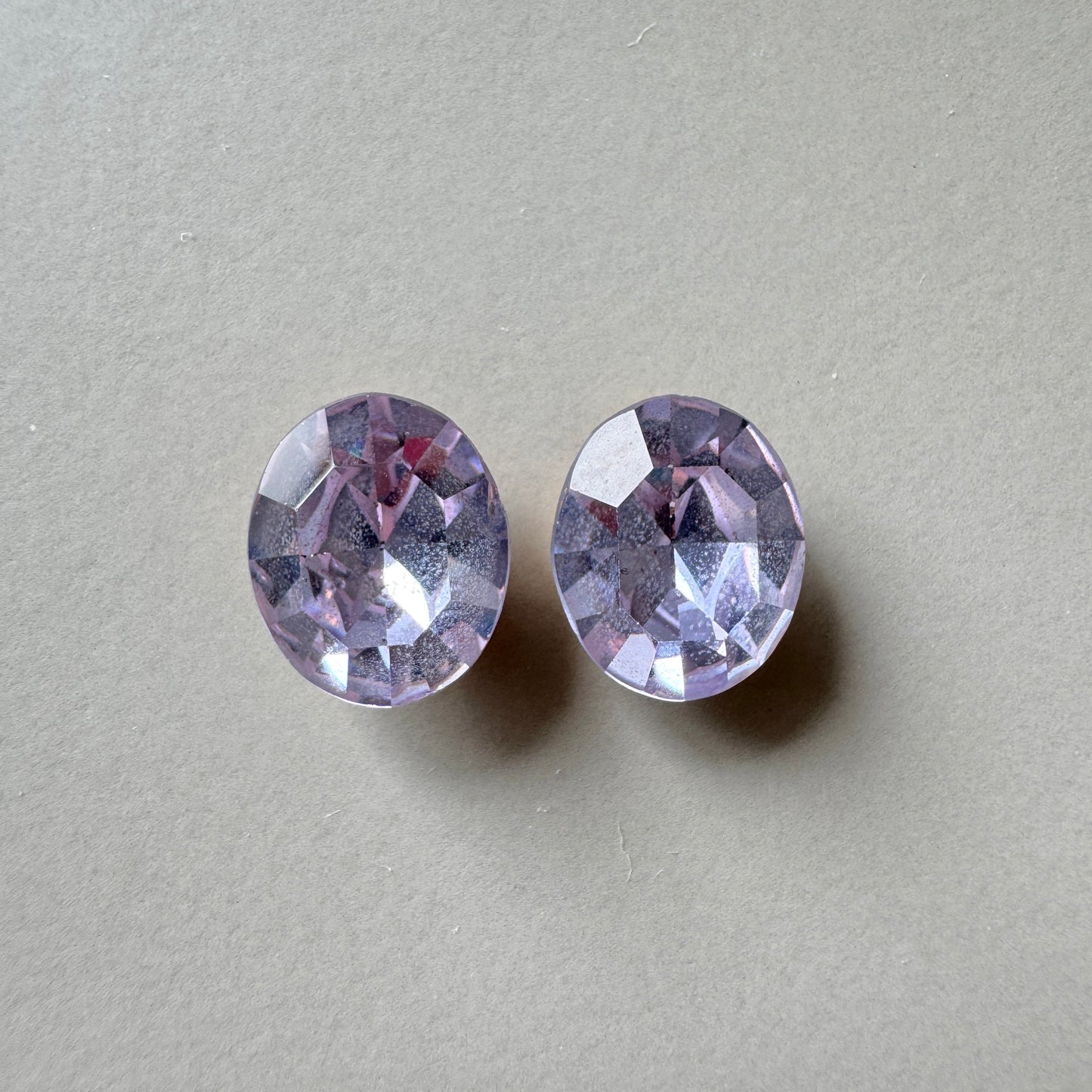Vintage Swarovski #4100 Alexandrite Oval 12×10mm【2 pcs】