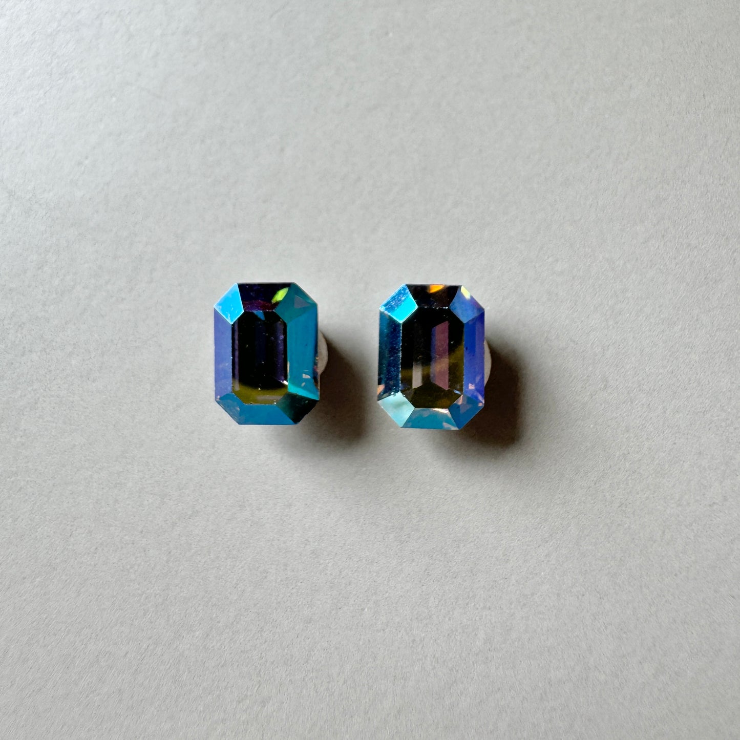 Vintage Swarovski ART #4600 Octagon AB Starlight 8x6mm【2 pcs】