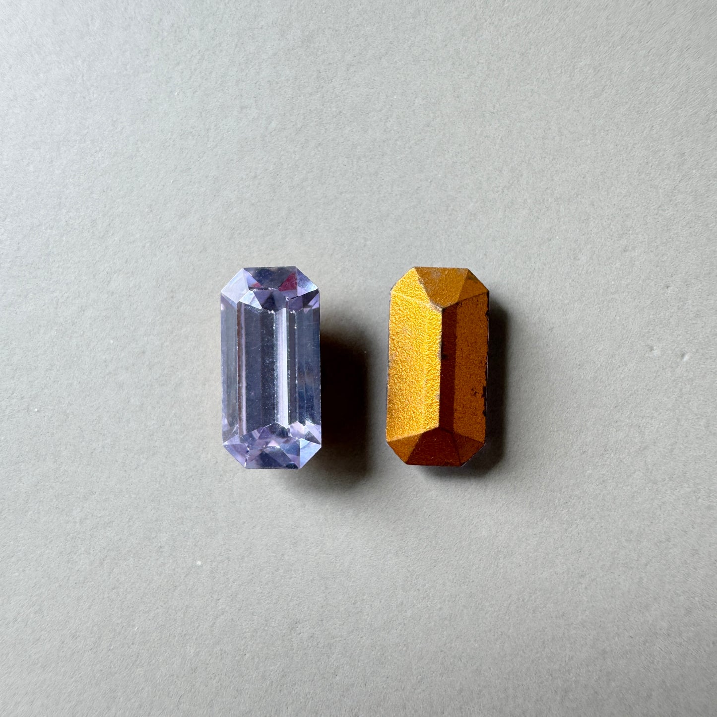 Vintage Swarovski ART #4600 Octagon Alexandrite 10x5mm【2 pcs】