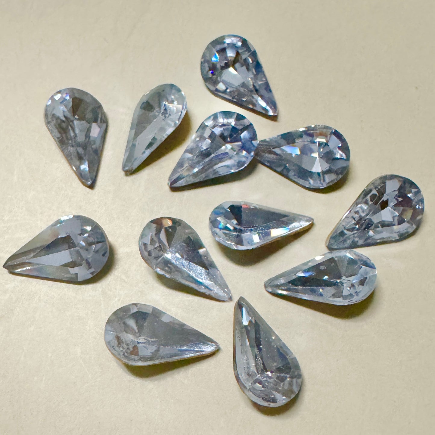 Vintage Swarovski Art.4306 Alexandrite Pearshape 13×7.8mm【2pcs】