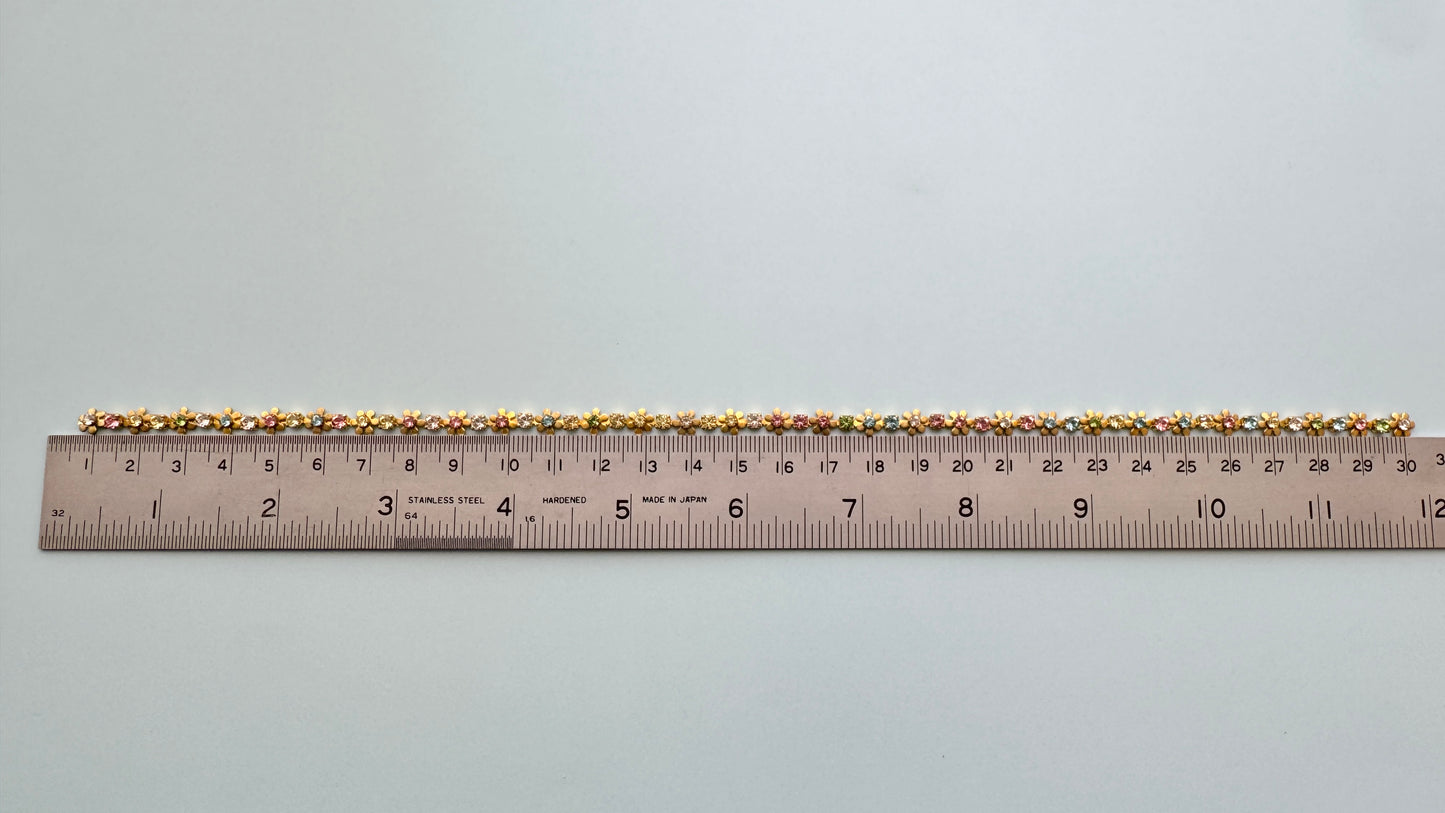 Vintage Swarovski Rhinestone Chain 30cm 【25MX_81】
