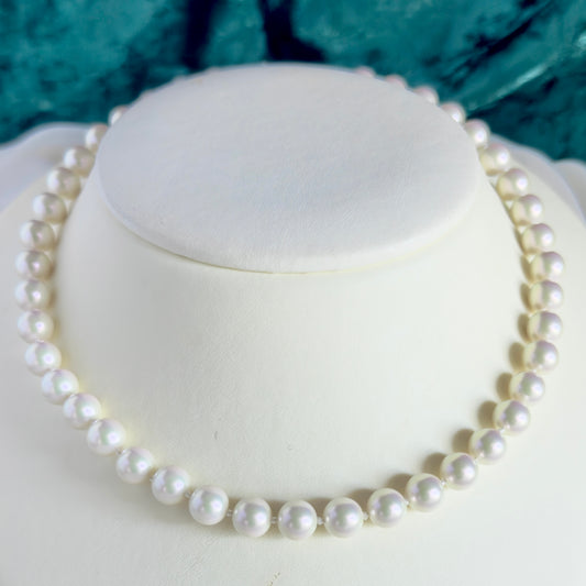 【Made in Japan】Shell Pearl Short Necklace SP08