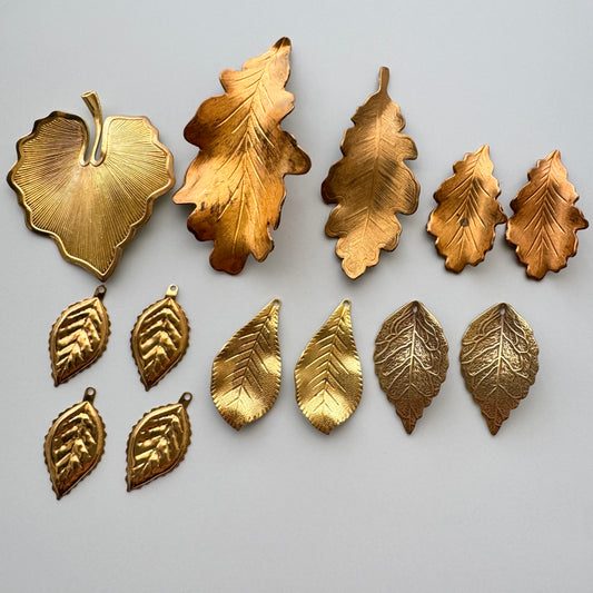Special Set 【Vintage Brass Leaf mix】25MX_89