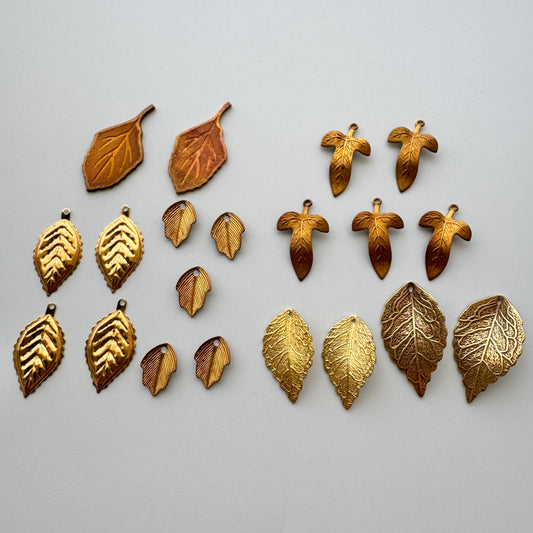 Special Set 【Vintage Brass Leaf mix】25MX_91