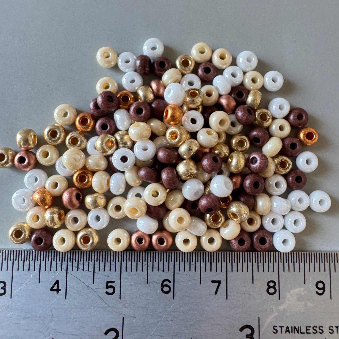 Czech Seed Beads Mix Antique Neutral【10g】