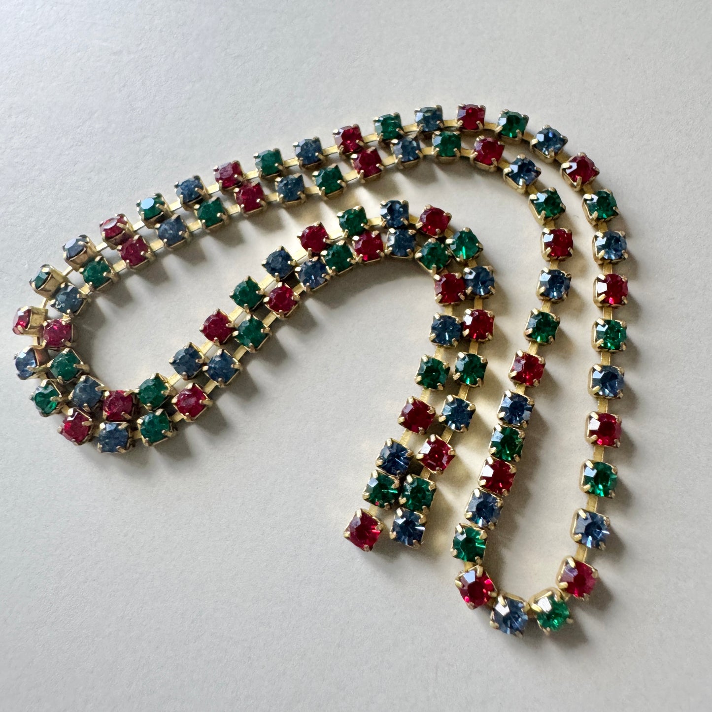 Special Set【Vintage Swarovski Rhinestone Chain Scrap 35cm】26MX_244