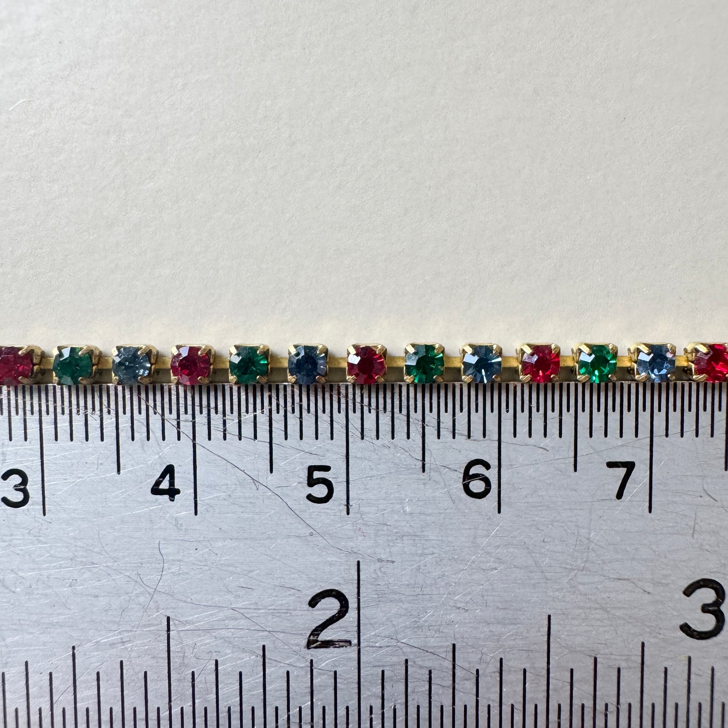 Special Set【Vintage Swarovski Rhinestone Chain Scrap 35cm】26MX_244