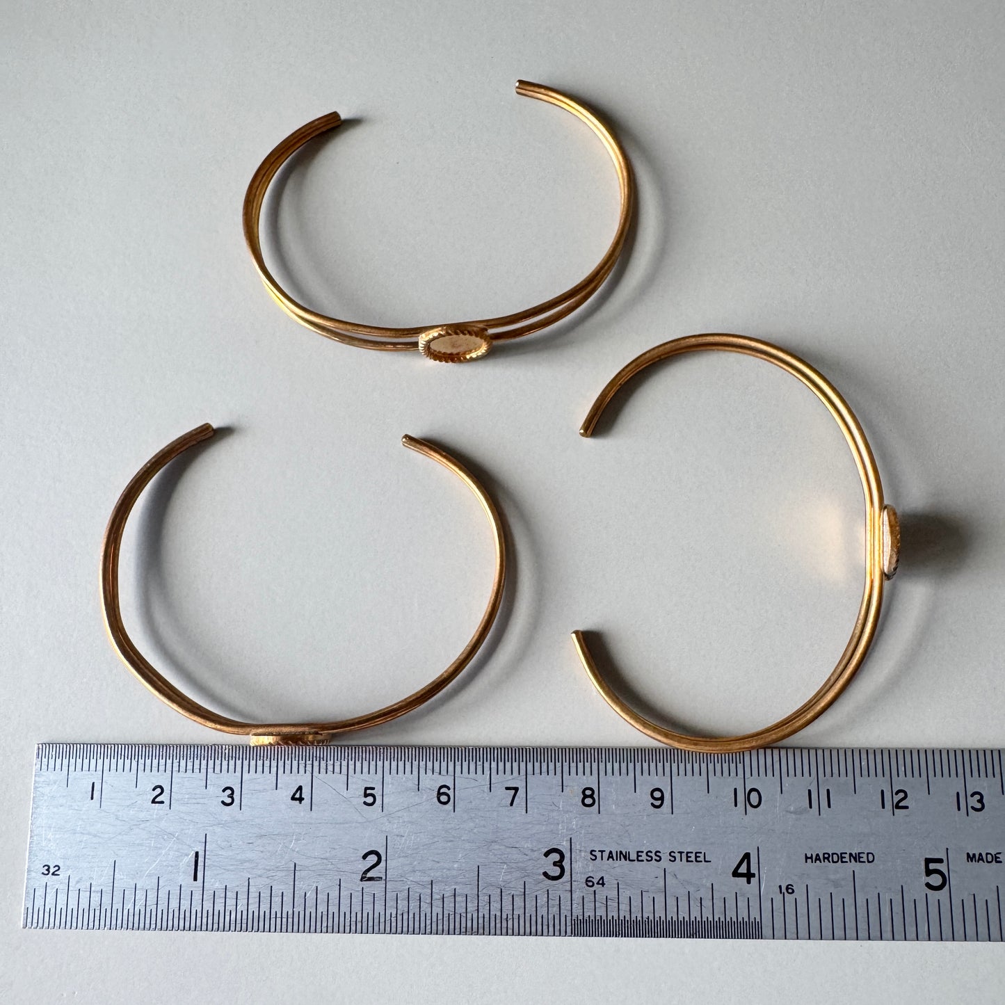 Special Set【Vintage Brass Bracelet Setting Bases 3 pcs】26MX_254