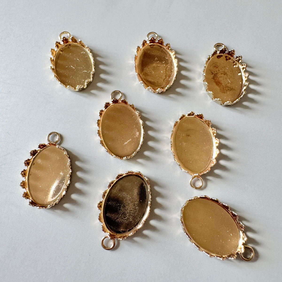 Gold Plated Setting Oval 18×13mm【1 pc】