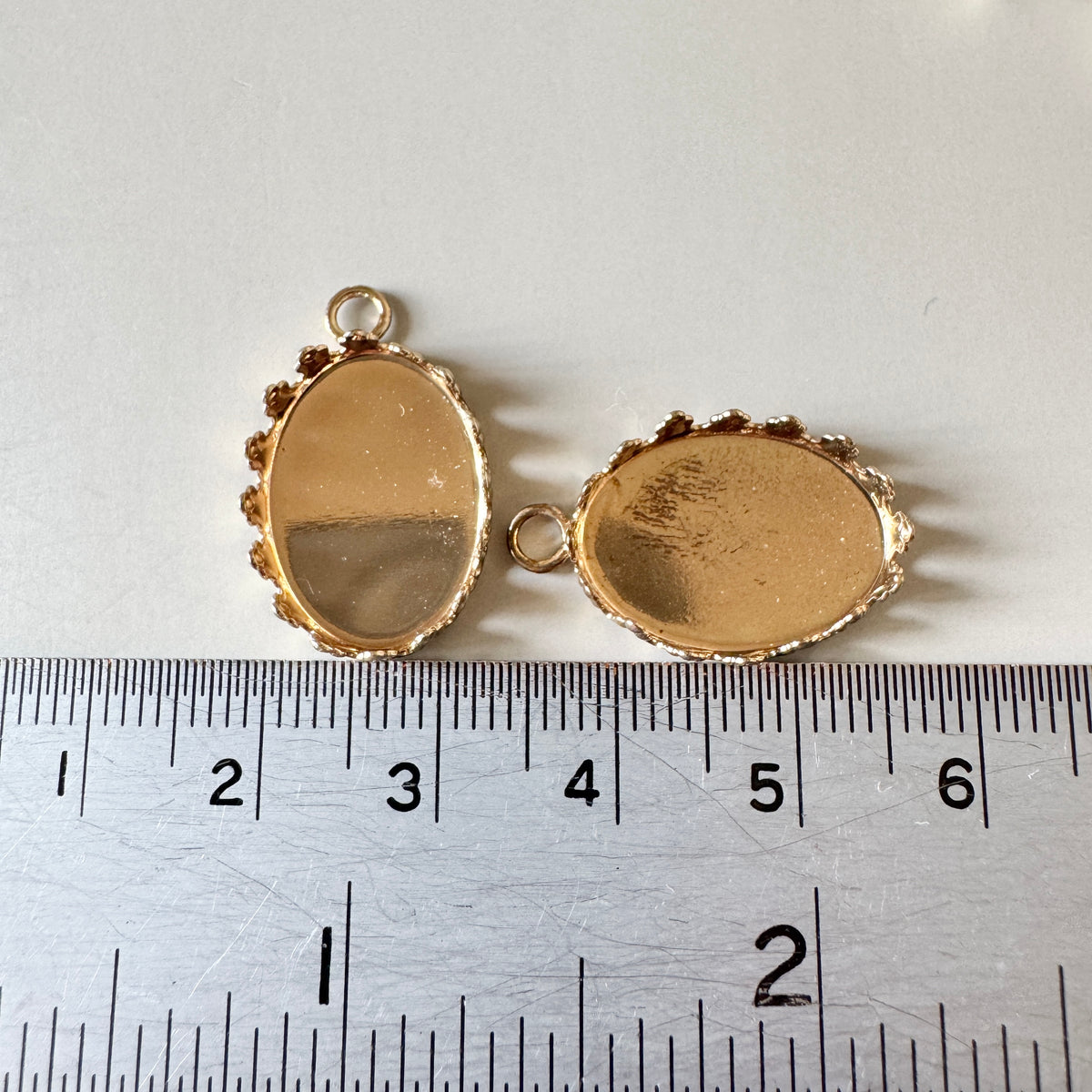 Gold Plated Setting Oval 18×13mm【1 pc】