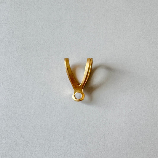 Brass Pinch Bail【1 pc】