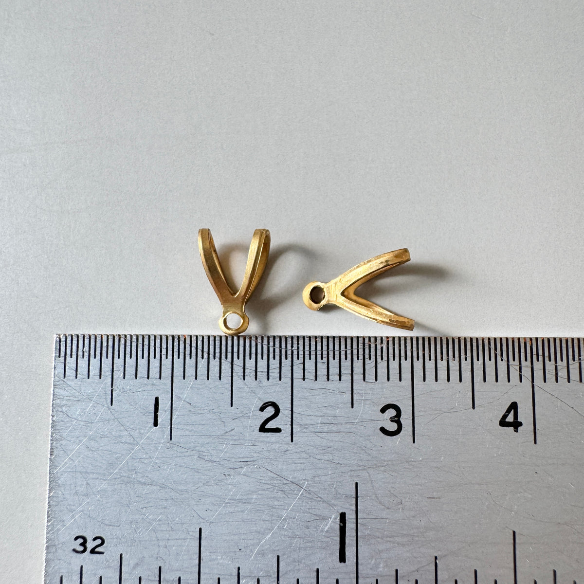 Brass Pinch Bail【1 pc】