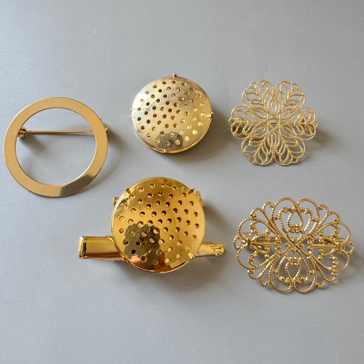 Special Set【Gold Tone Brooch Findings Mix】26MX_271