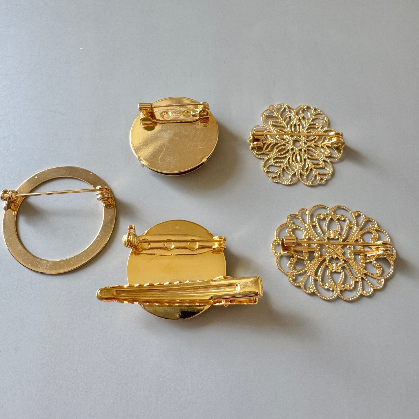 Special Set【Gold Tone Brooch Findings Mix】26MX_271