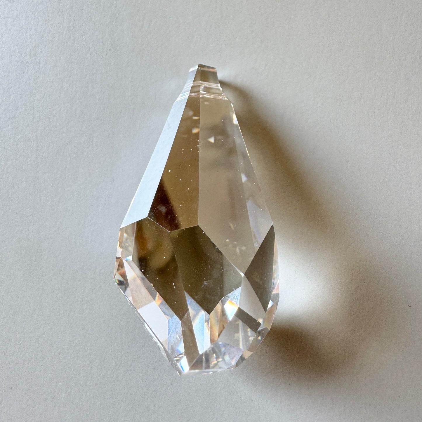 Swarovski ART #6015 Polygon Drop Crystal Silver Shade 50mm【1 pc】