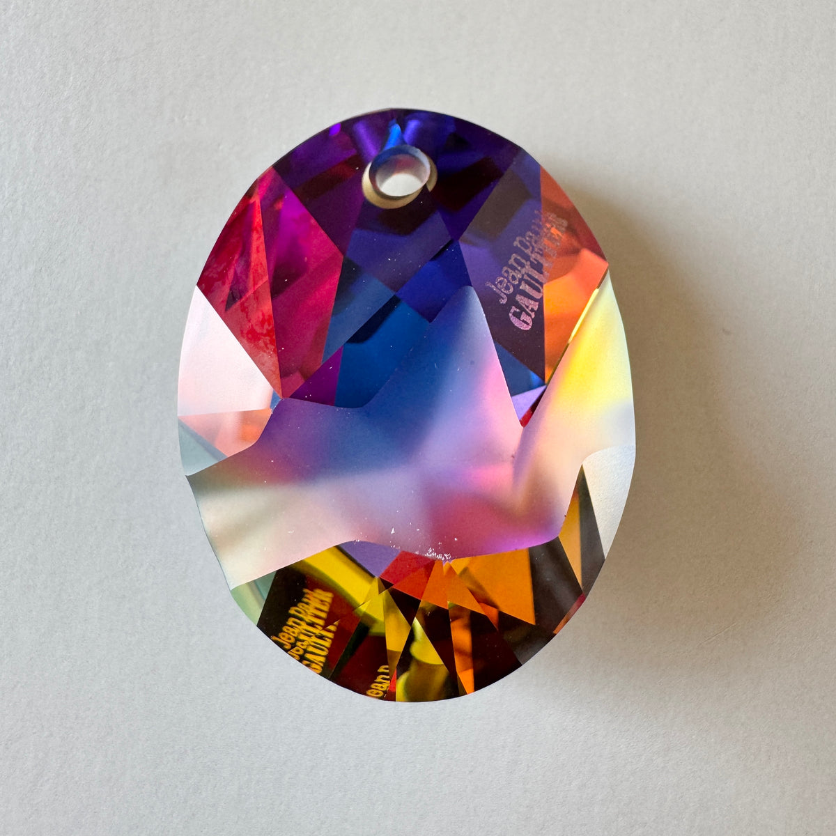 Swarovski ART #6910 Kaputt Oval Pendant Crystal Volcano 36mm【1 pc】